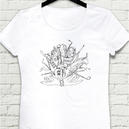 Dental tools Beyaz Tişört - basmatik.com