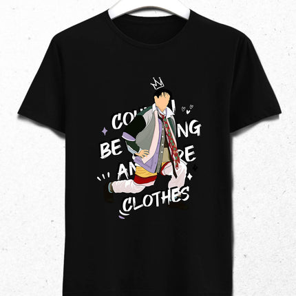 Friends Joey Tribbiani Could I be Wearing Anymore Clothes Siyah Tshirt - basmatik.com