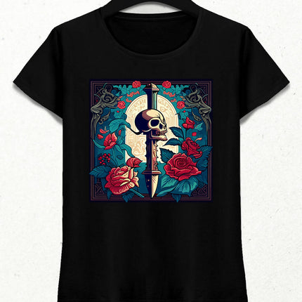 Skull, Rose and Sword 