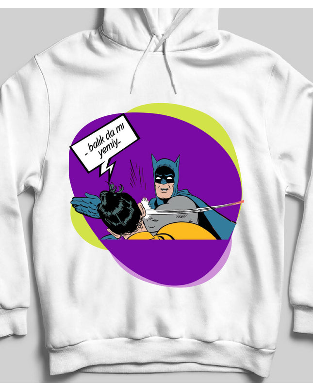 Balık da mı yemiyorsun? Hoodie - basmatik.com