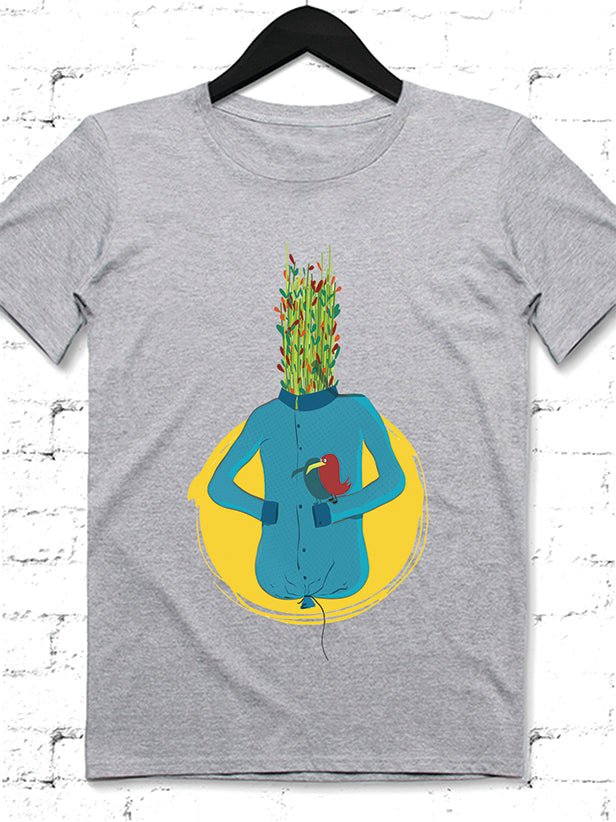 Doğuş gri t-shirt - basmatik.com