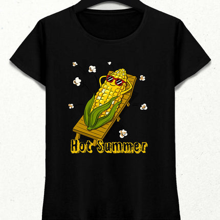 Hot Summer Kadın Tişört - basmatik.com