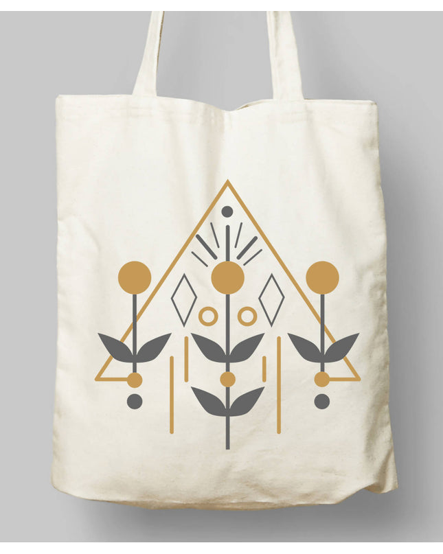 Otantik Desenli Bez Çanta - basmatik.com