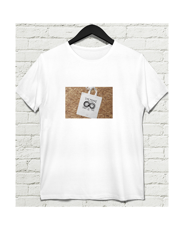 Erkek Basic beyaz tshirt - basmatik.com