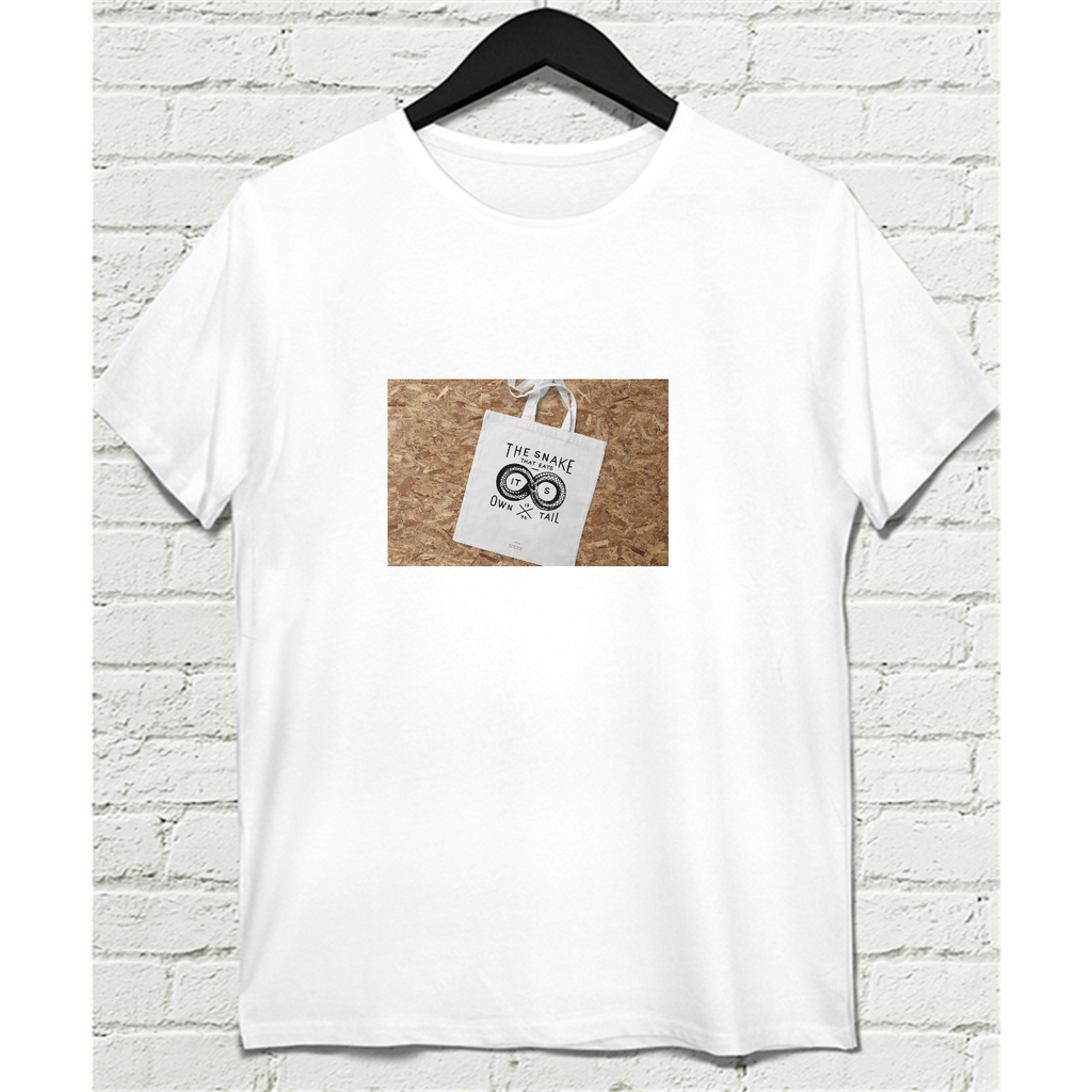 Erkek Basic beyaz tshirt - basmatik.com