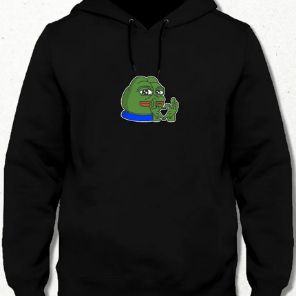 Kurbağa Pepe Kapüşonlu