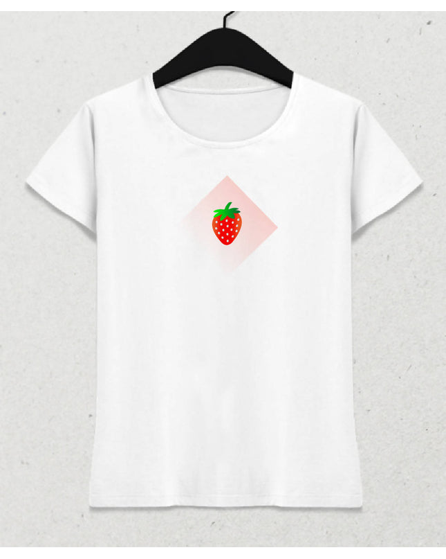 STRAWBERRY - WOMEN'S SHORT SLEEVE T-SHIRT 