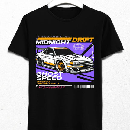 Midnight Drift Streetwear Retro Futuristic Design