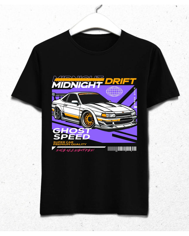 Midnight Drift Streetwear Retro Futuristic Design