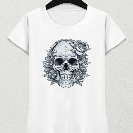 skull and rose 