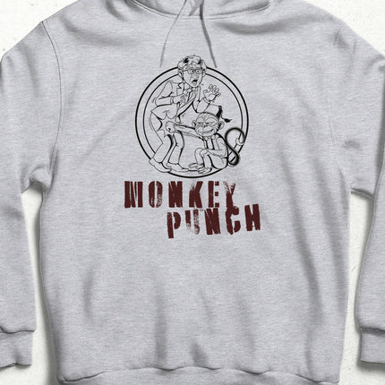 Monkey Punch Kapüşonlu Sweatshirt