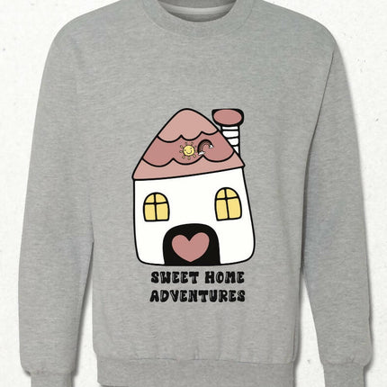 Sweet Home Adventures Gray Sweatshirt