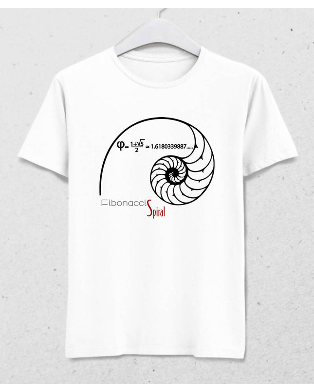Fibonacci Spiral Erkek Tişört