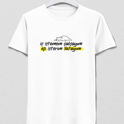 Ep isterim yatayım tişört - basmatik.com