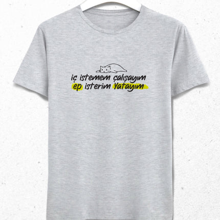 Ep isterim yatayım tişört - basmatik.com