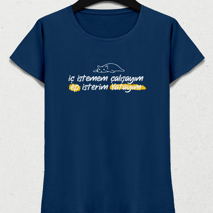 Ep isterim yatayım tişört - basmatik.com
