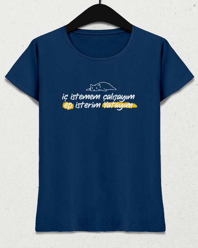 Ep isterim yatayım tişört - basmatik.com