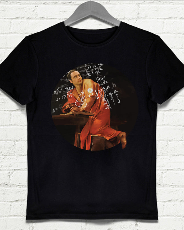 Sheldon Cooper Siyah Tişört - basmatik.com