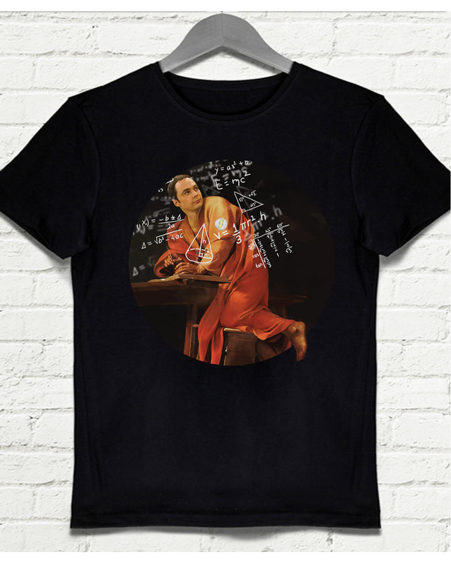 Sheldon Cooper Siyah Tişört - basmatik.com