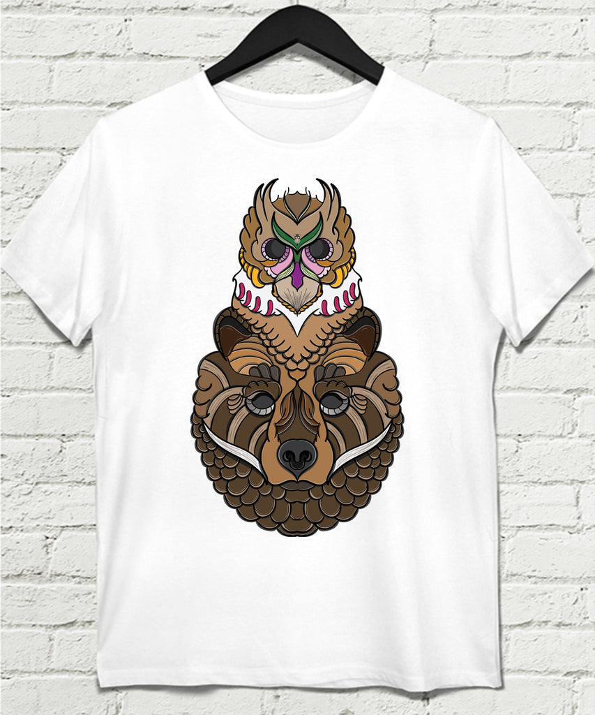 Owl Bear tişört - basmatik.com
