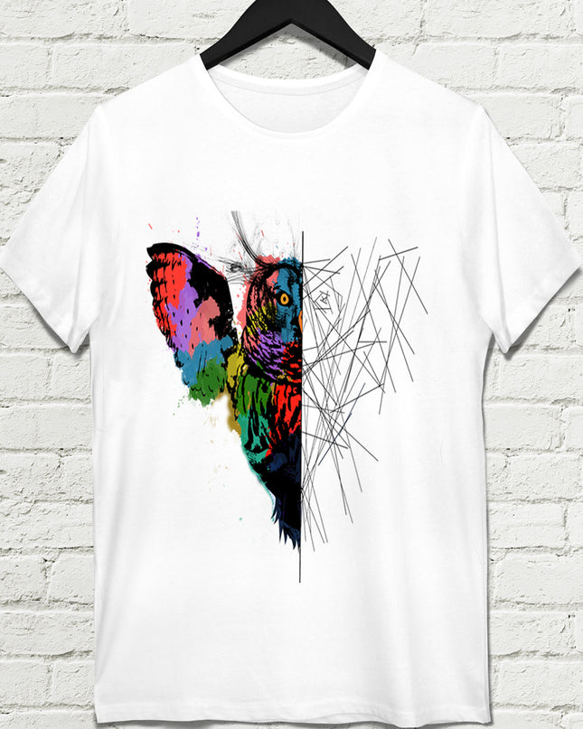 baykuş t-shirt - basmatik.com