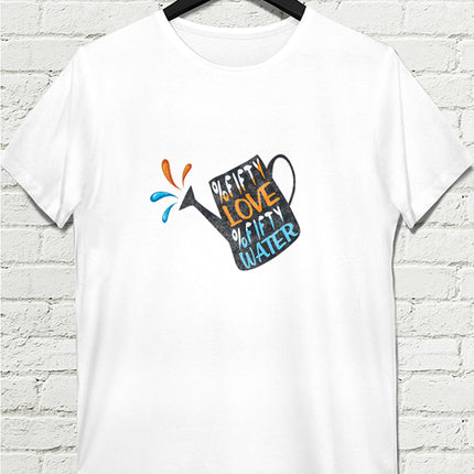 Fifty Love Erkek Beyaz tshirt - basmatik.com