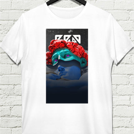 Davud Beyaz Tişört - basmatik.com