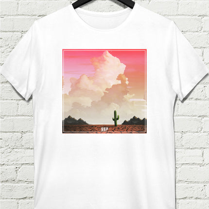 Desert Beyaz Tişört - basmatik.com