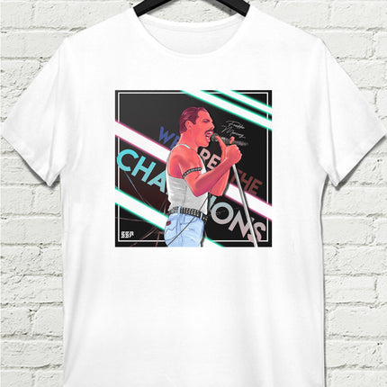 freddie Beyaz Tişört - basmatik.com