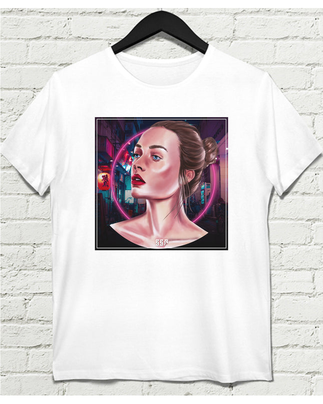 Girl Beyaz Tişört - basmatik.com