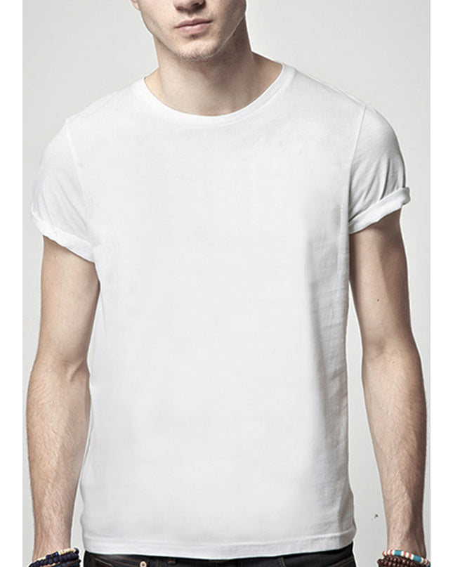 Erkek Basic beyaz tshirt - basmatik.com