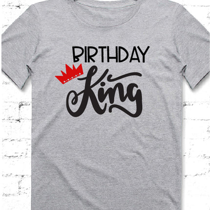 King doğum günü erkek tshirt - basmatik.com