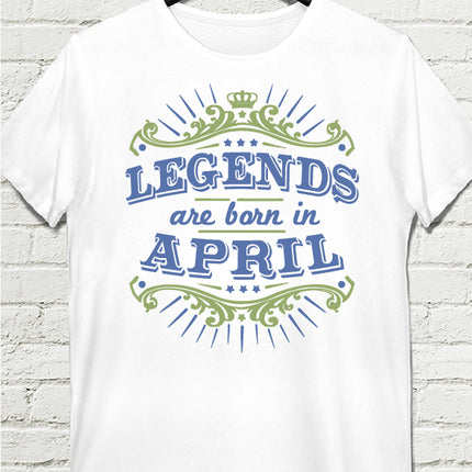 Legends doğum günü erkek tshirt - basmatik.com