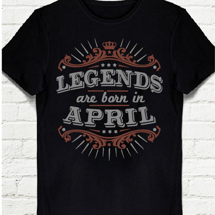 Legends doğum günü erkek tshirt - basmatik.com