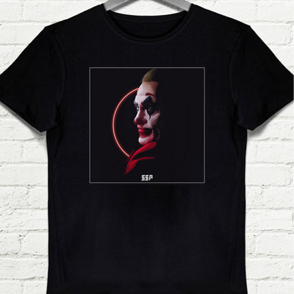 Joker Siyah Tişört - basmatik.com