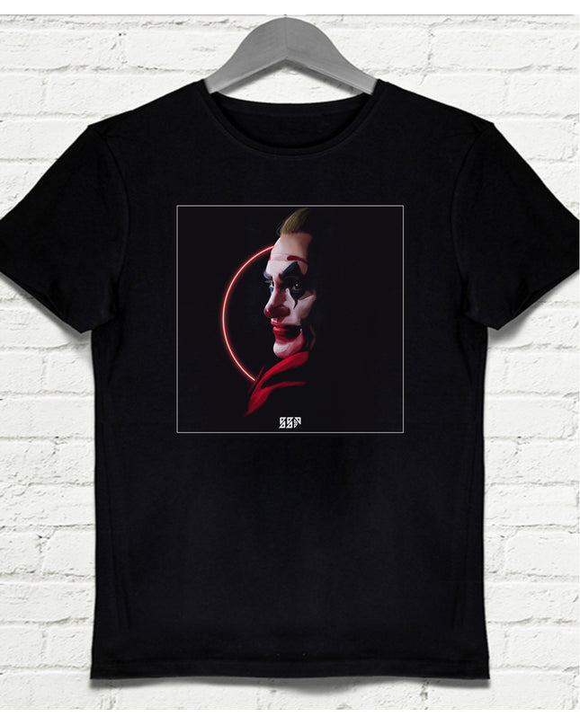 Joker Siyah Tişört - basmatik.com