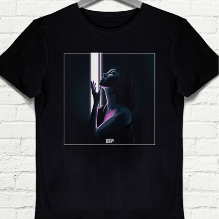 Light Siyah Tişört - basmatik.com