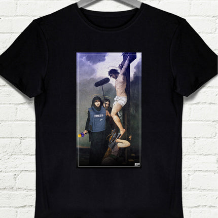 Press Siyah Tişört - basmatik.com