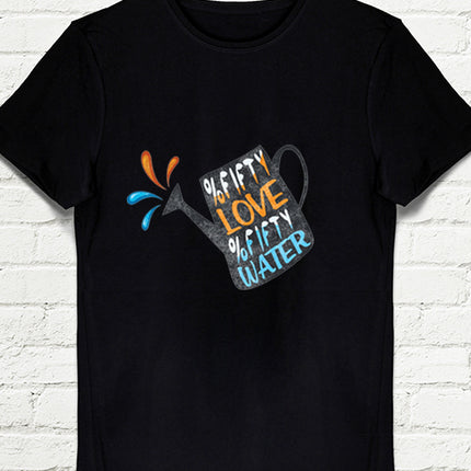 Fifty Love Erkek Siyah tshirt - basmatik.com