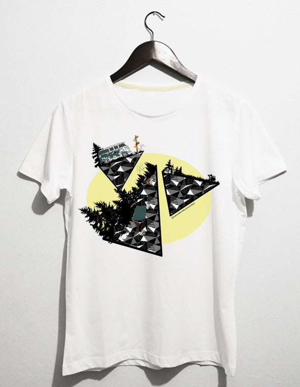 campıng - t-shirt - basmatik.com