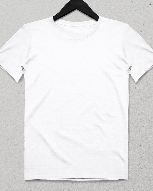 Özel tasarım erkek promosyon beyaz tişört - basmatik.com