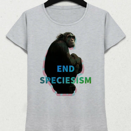 End Speciesism Kadın Tshirt