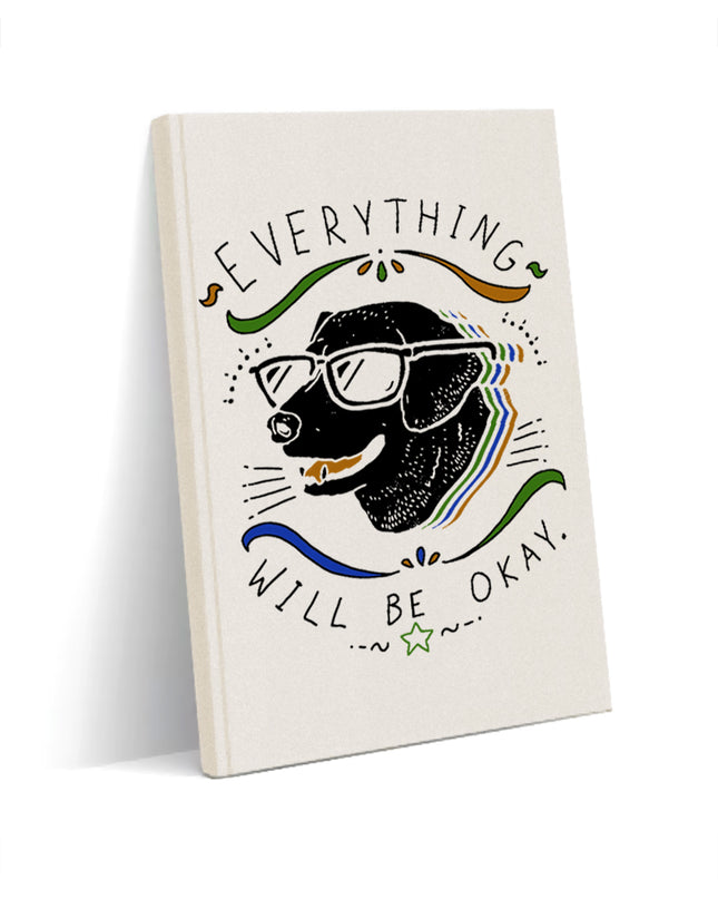 everything dog kanvas defter - basmatik.com