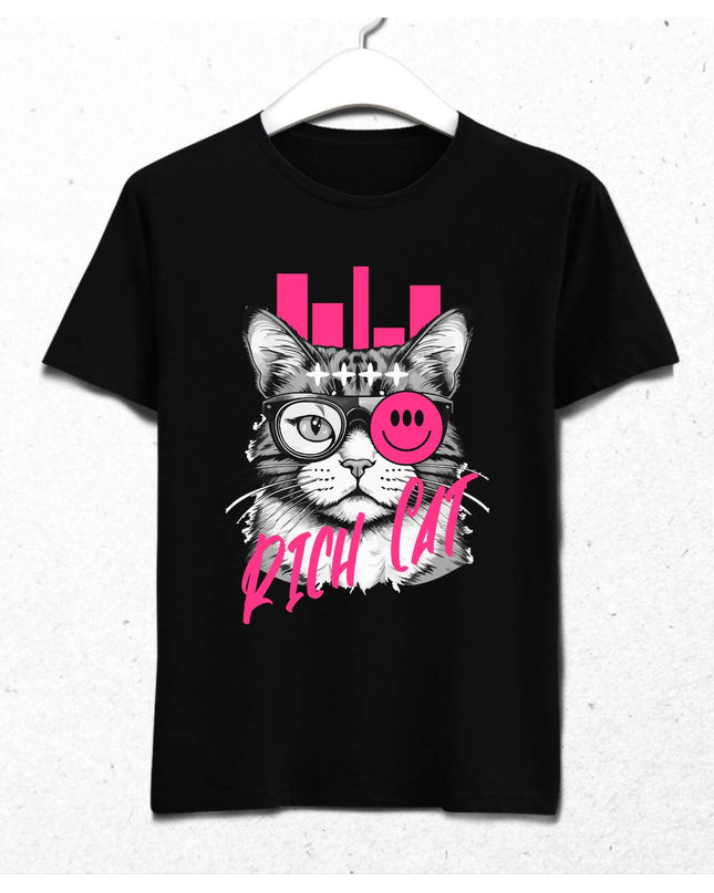 Rich Cat Streetwear Retro Futuristic Design