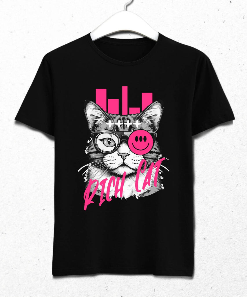 Rich Cat Streetwear Retro Futuristic Design