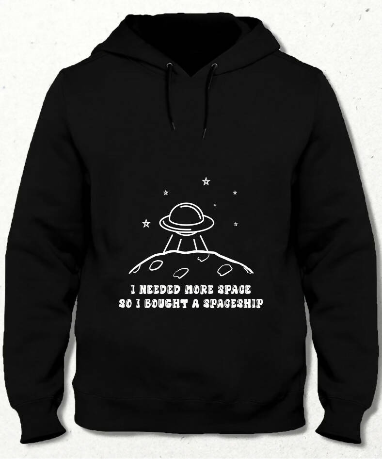 I Bought a Spaceship Kapşonlu Sweatshirt