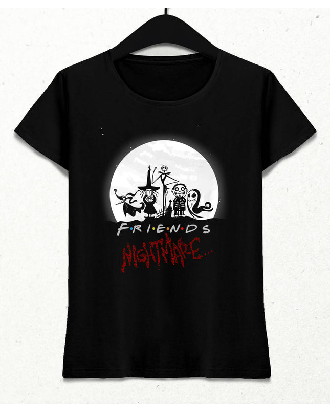 Friends Nightmare V2 Kadın Tişört - basmatik.com