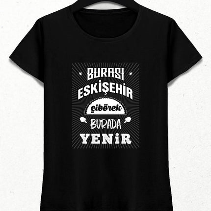 Burası Eskişehir - 5 / Kadın Tshirt - basmatik.com