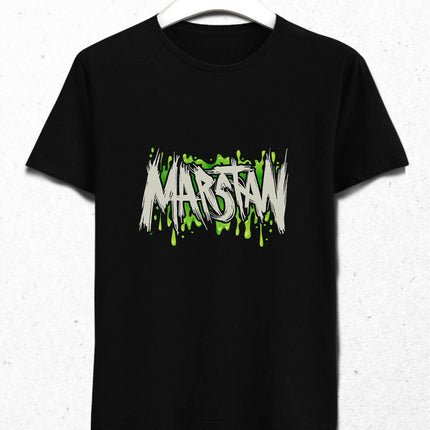 Marstan Siyah Tişört - Erkek