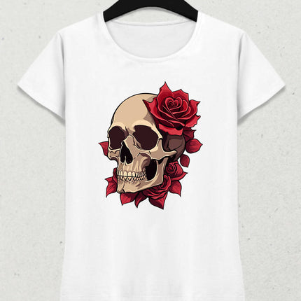 skull and rose 